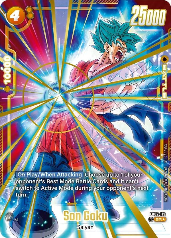 Image for Son Goku - FB02-119 (Gold) (FB02-119) - Dragon Ball Super: Fusion World