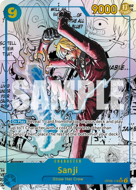 Image for Sanji - OP06-119 (Manga) (OP06-119) (Premium Booster -The Best- Vol. 2) - One Piece Card Game