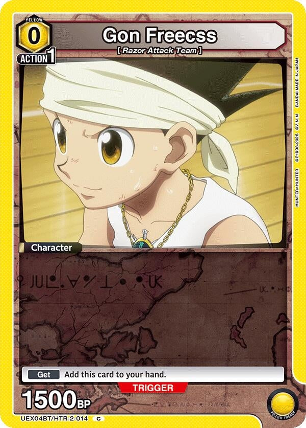 Image for Gon Freecss (014) (Box Topper Foil) (UEX04BT/HTR-2-014) (UEX04BT: HUNTER X HUNTER Vol.2) - Union Arena
