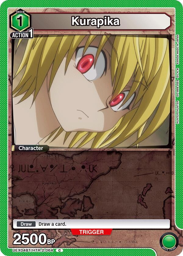 Image for Kurapika (064) (Box Topper Foil) (UEX04BT/HTR-2-064) (UEX04BT: HUNTER X HUNTER Vol.2) - Union Arena