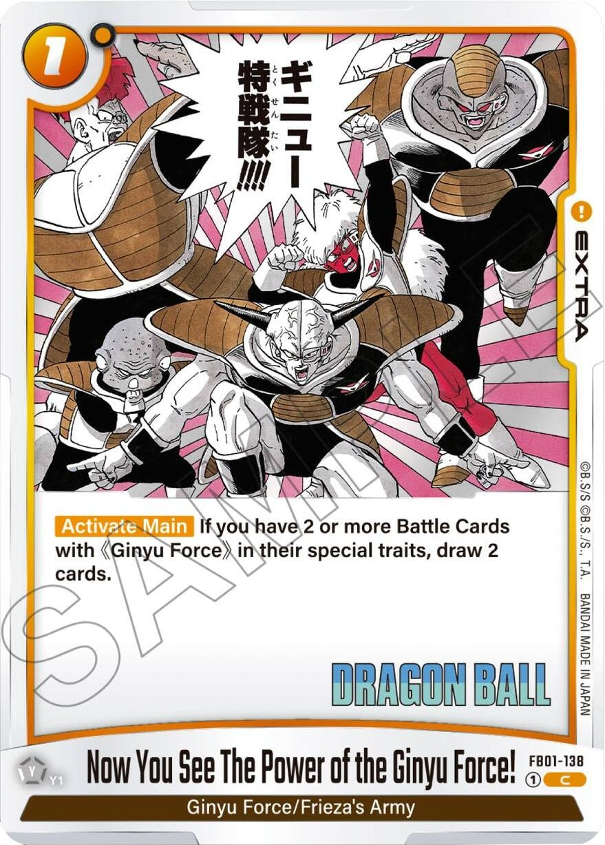 Image for Now You See The Power of the Ginyu Force! (FB01-138) (Manga Booster 02) - Dragon Ball Super: Fusion World