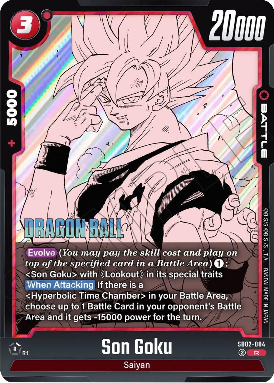 Image for Son Goku - SB02-004 (SB02-004) (Manga Booster 02) - Dragon Ball Super: Fusion World