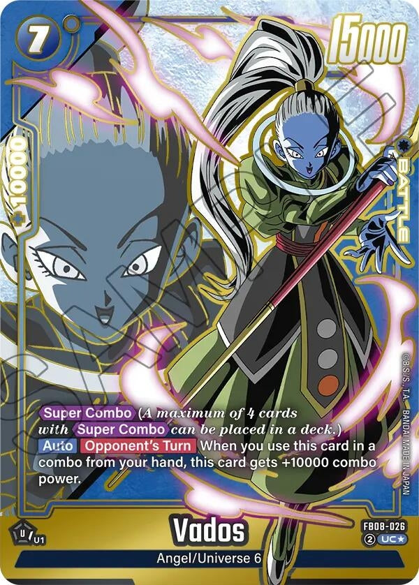Image for Vados (Alternate Art) (FB08-026) (Saiyan's Pride) - Dragon Ball Super: Fusion World