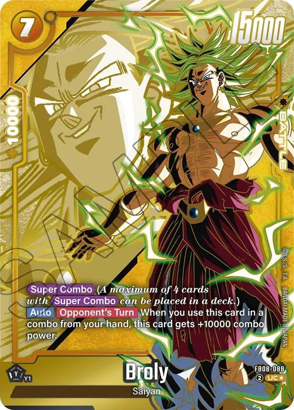 Image for Broly - FB08-088 (Alternate Art) (FB08-088) (Saiyan's Pride) - Dragon Ball Super: Fusion World