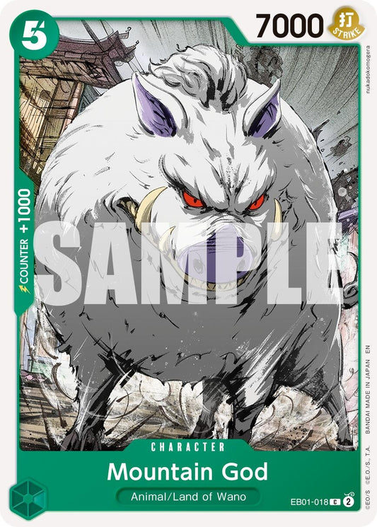 Image for Mountain God (Reprint) (EB01-018) (Premium Booster -The Best- Vol. 2) - One Piece Card Game