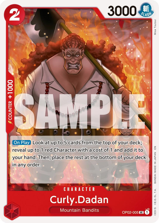 Image for Curly.Dadan (Reprint) (OP02-005) (Premium Booster -The Best- Vol. 2) - One Piece Card Game