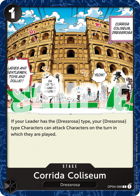 Image for Corrida Coliseum (Reprint) (OP04-096) (Premium Booster -The Best- Vol. 2) - One Piece Card Game