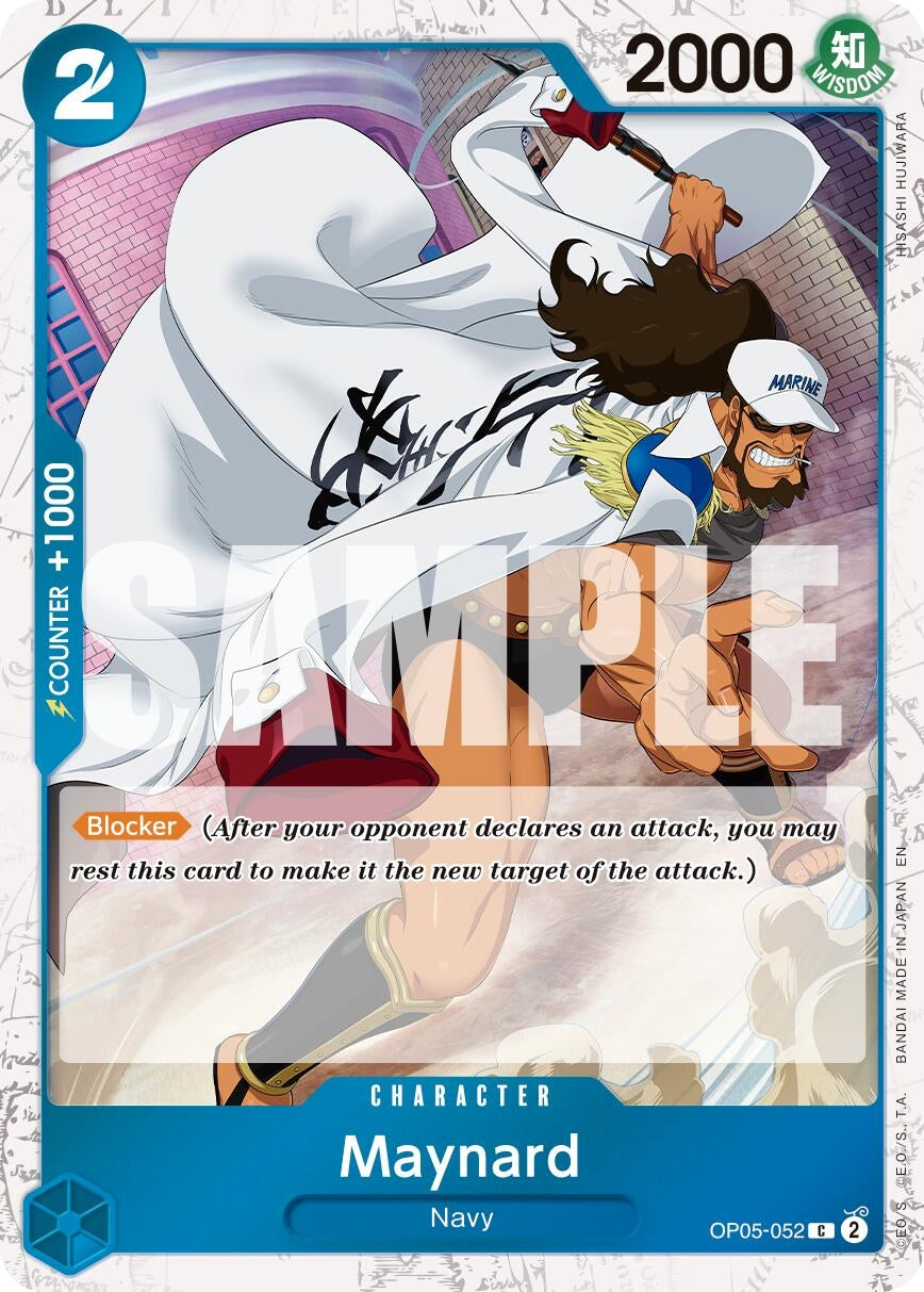 Image for Maynard (Pirate Foil) (OP05-052) (Premium Booster -The Best- Vol. 2) - One Piece Card Game