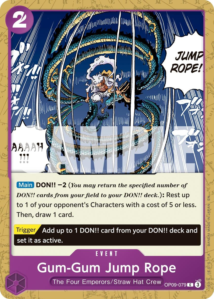 Image for Gum-Gum Jump Rope (Reprint) (OP09-079) (Premium Booster -The Best- Vol. 2) - One Piece Card Game