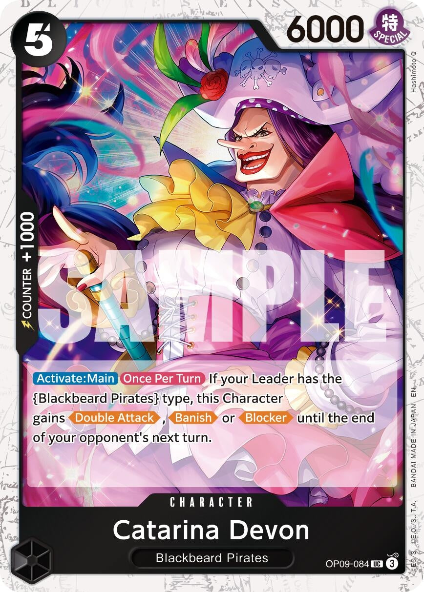 Image for Catarina Devon (Pirate Foil) (OP09-084) (Premium Booster -The Best- Vol. 2) - One Piece Card Game