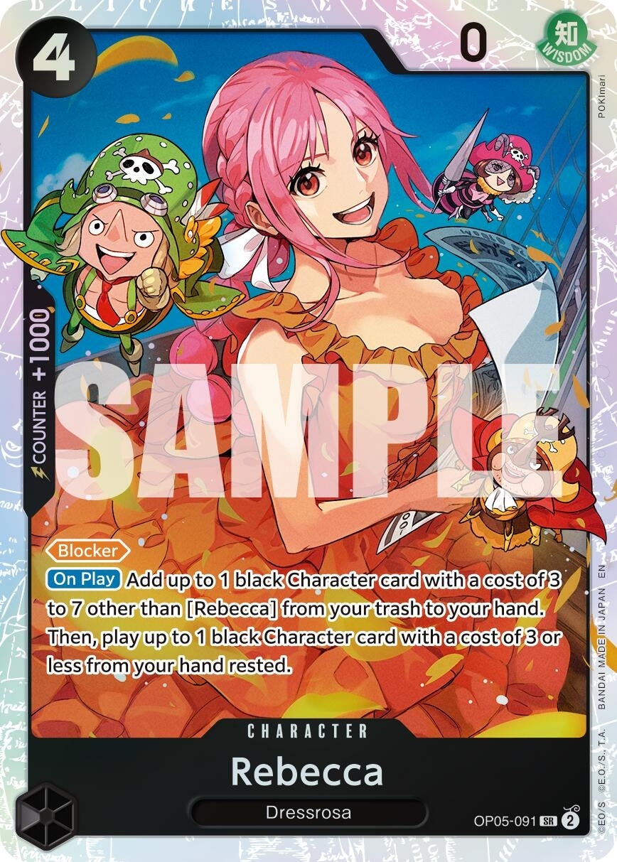 Image for Rebecca (Reprint) (OP05-091) (Premium Booster -The Best- Vol. 2) - One Piece Card Game