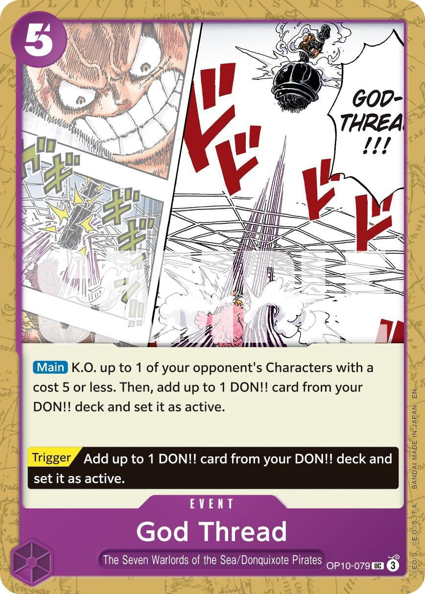 Image for God Thread (Reprint) (OP10-079) (Premium Booster -The Best- Vol. 2) - One Piece Card Game