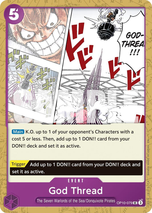 Image for God Thread (Reprint) (OP10-079) (Premium Booster -The Best- Vol. 2) - One Piece Card Game