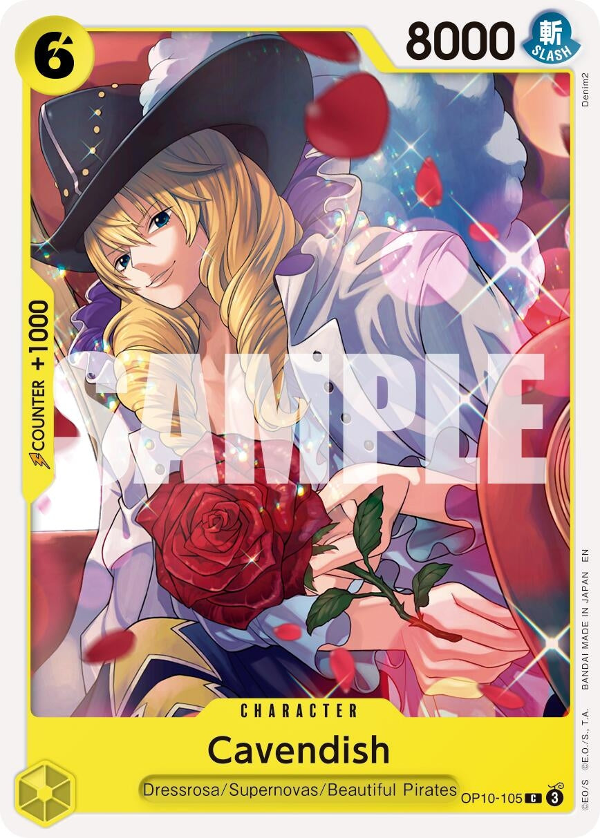 Image for Cavendish - OP10-105 (Reprint) (OP10-105) (Premium Booster -The Best- Vol. 2) - One Piece Card Game