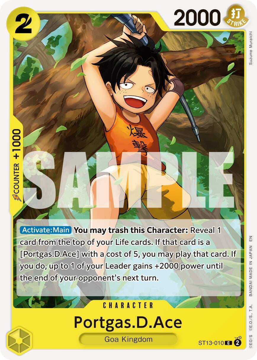 Image for Portgas.D.Ace - ST13-010 (Reprint) (ST13-010) (Premium Booster -The Best- Vol. 2) - One Piece Card Game