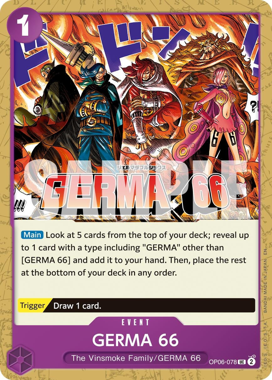Image for GERMA 66 (Reprint) (OP06-078) (Premium Booster -The Best- Vol. 2) - One Piece Card Game