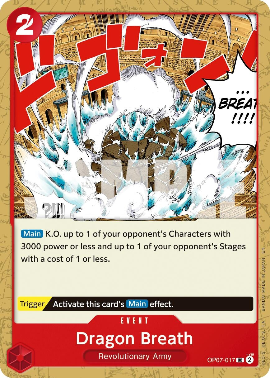 Image for Dragon Breath (Reprint) (OP07-017) (Premium Booster -The Best- Vol. 2) - One Piece Card Game