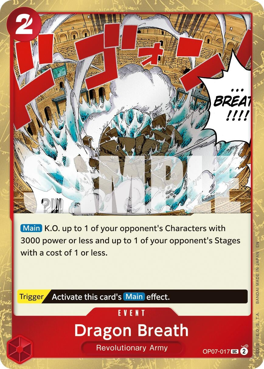 Image for Dragon Breath (Pirate Foil) (OP07-017) (Premium Booster -The Best- Vol. 2) - One Piece Card Game