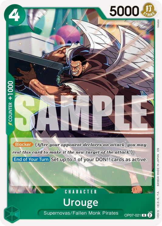 Image for Urouge (Reprint) (OP07-021) (Premium Booster -The Best- Vol. 2) - One Piece Card Game