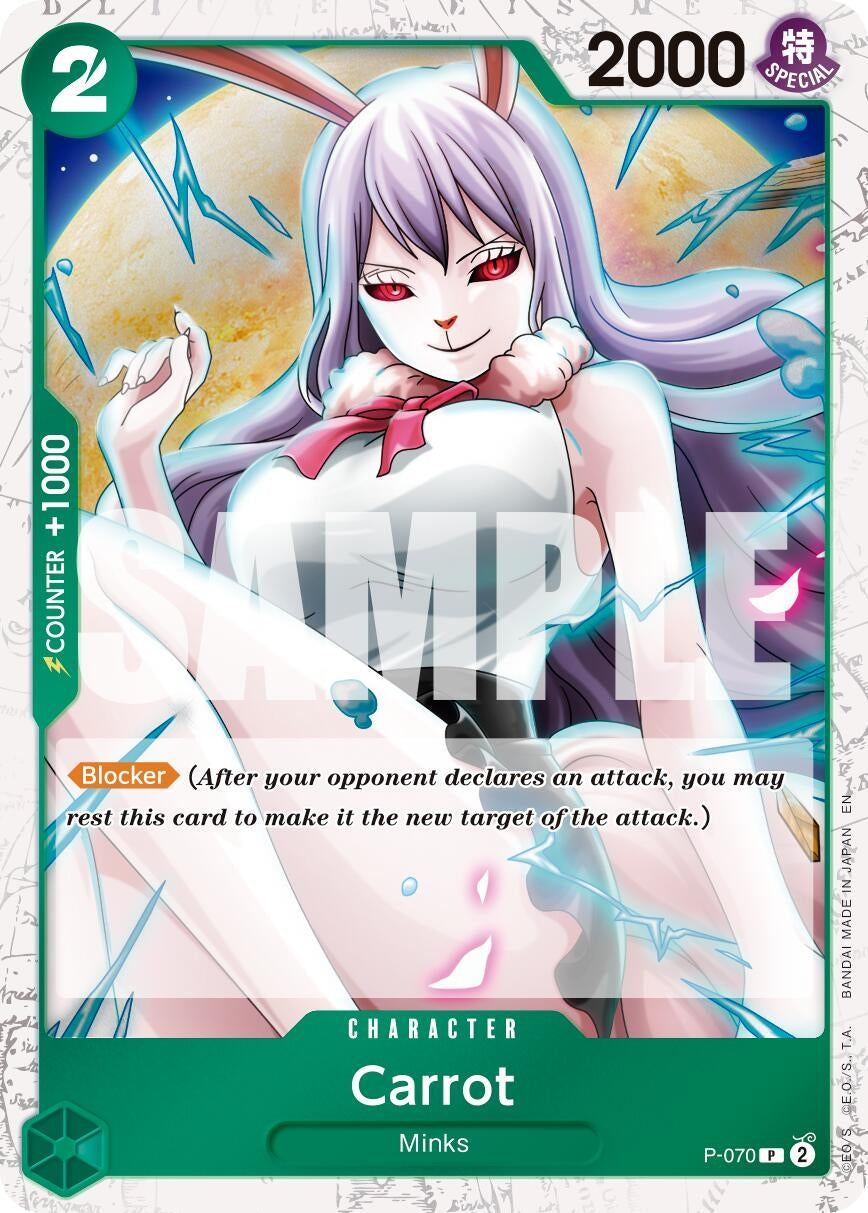 Image for Carrot - P-070 (Pirate Foil) (P-070) (Premium Booster -The Best- Vol. 2) - One Piece Card Game