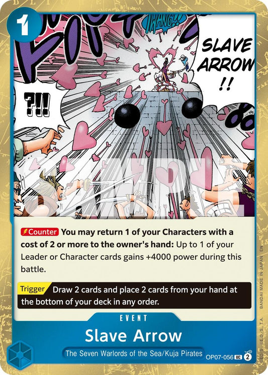 Image for Slave Arrow (Pirate Foil) (OP07-056) (Premium Booster -The Best- Vol. 2) - One Piece Card Game