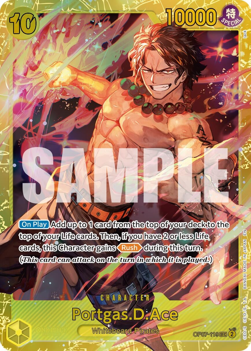 Image for Portgas.D.Ace - OP07-119 (Reprint) (OP07-119) (Premium Booster -The Best- Vol. 2) - One Piece Card Game