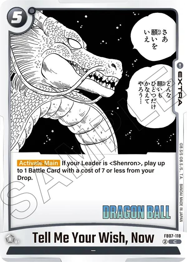Image for Tell Me Your Wish, Now (FB07-118) (Manga Booster 02) - Dragon Ball Super: Fusion World