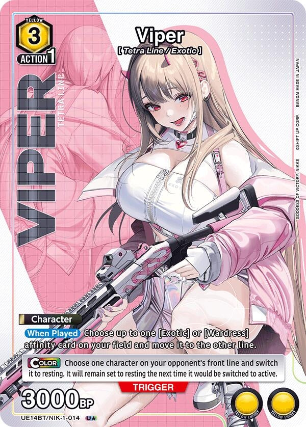Image for Viper (U*) (UE14BT/NIK-1-014) (UE14BT: GODDESS OF VICTORY: NIKKE) - Union Arena