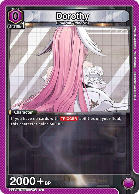 Image for Dorothy (Box Topper Foil) (UE14BT/NIK-1-040) (UE14BT: GODDESS OF VICTORY: NIKKE) - Union Arena
