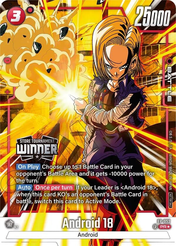 Image for Android 18 (Tournament Pack -Winner- 08) (FP-052) - Dragon Ball Super: Fusion World