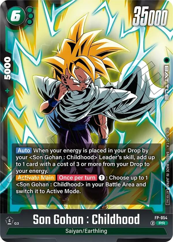 Image for Son Gohan : Childhood - FP-054 (Tournament Pack 08) (FP-054) - Dragon Ball Super: Fusion World