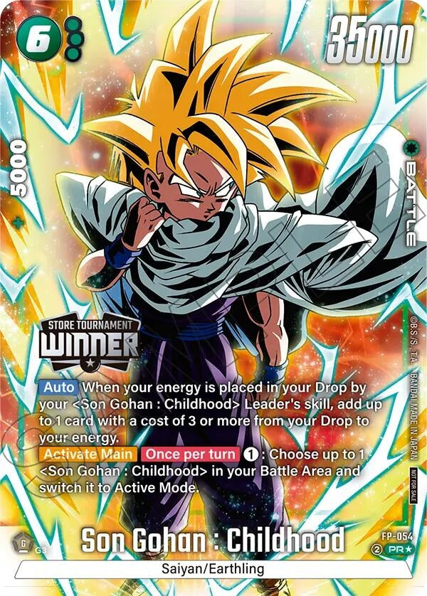 Image for Son Gohan : Childhood - FP-054 (Tournament Pack -Winner- 08) (FP-054) - Dragon Ball Super: Fusion World