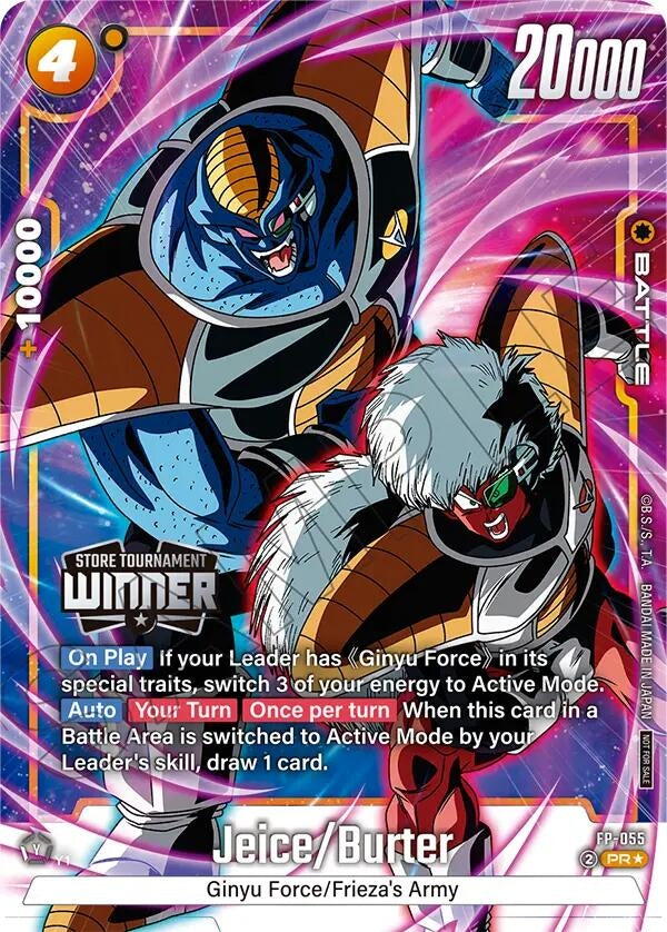 Image for Jeice/Burter (Tournament Pack -Winner- 08) (FP-055) - Dragon Ball Super: Fusion World