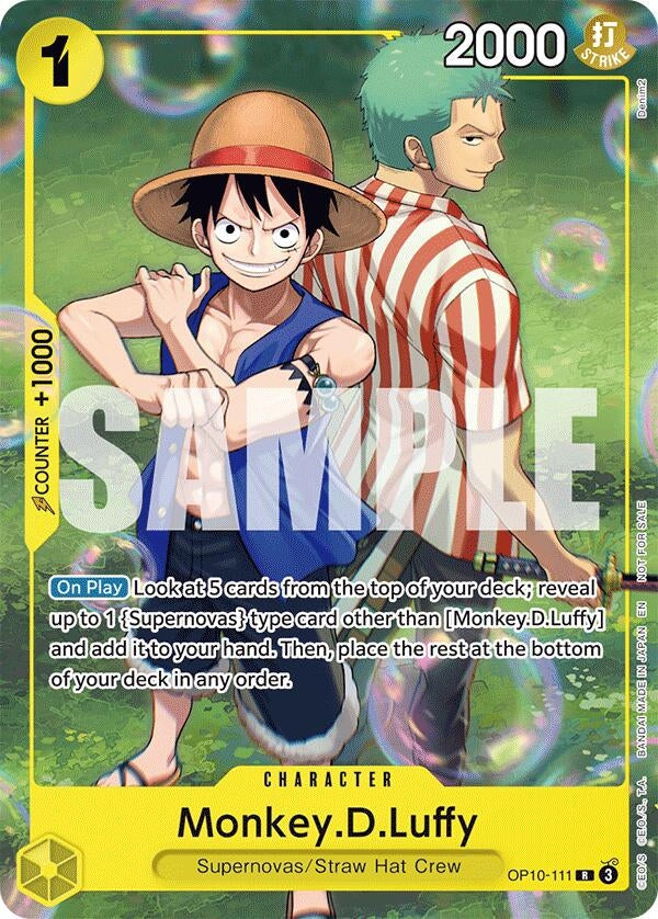 Image for Monkey.D.Luffy (Learn Together Deck Set - Set Sail Event) (OP10-111) - One Piece Card Game