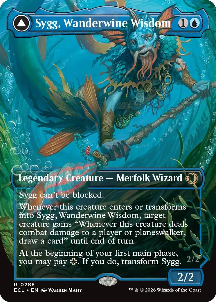 Image for Sygg, Wanderwine Wisdom (Borderless) (288) - Magic: The Gathering