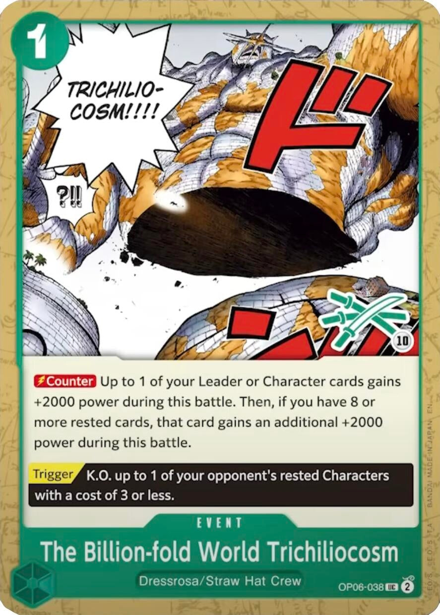 Image for The Billion-fold World Trichiliocosm (Zoro Deck) (OP06-038) - One Piece Card Game