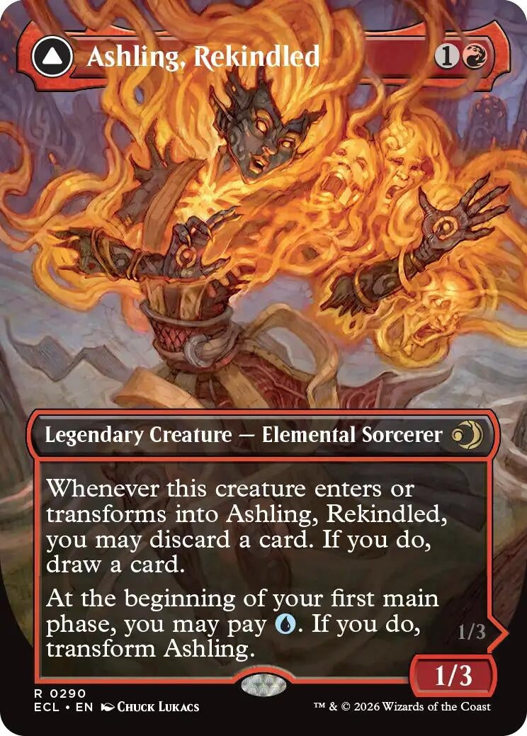 Image for Ashling, Rekindled (Borderless) (290) - Magic: The Gathering