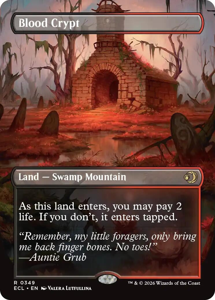 Image for Blood Crypt (Borderless) (349) - Magic: The Gathering