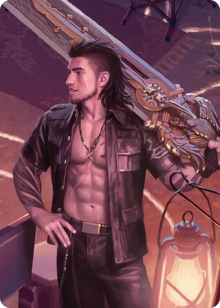 Image for Warrior's Resolve Scene Art Card (24) (Art Series: FINAL FANTASY) - Magic: The Gathering