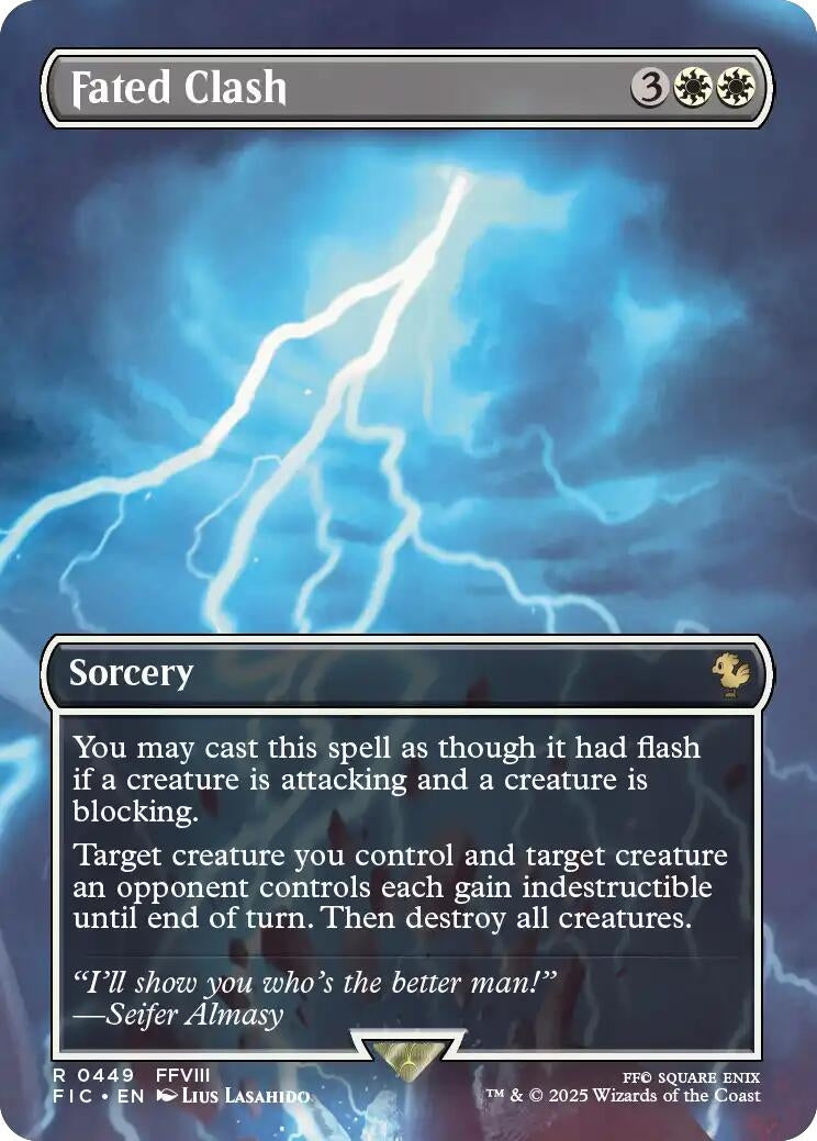 Image for Fated Clash (Borderless) (449) - Magic: The Gathering