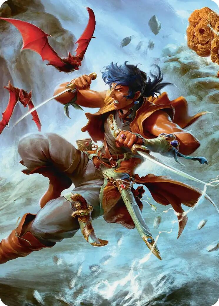 Image for The Destined Thief Scene Art Card (5) (Art Series: FINAL FANTASY) - Magic: The Gathering