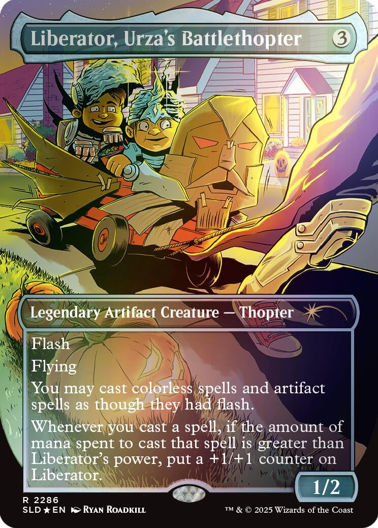 Image for Liberator, Urza's Battlethopter (Rainbow Foil) (2286) - Magic: The Gathering