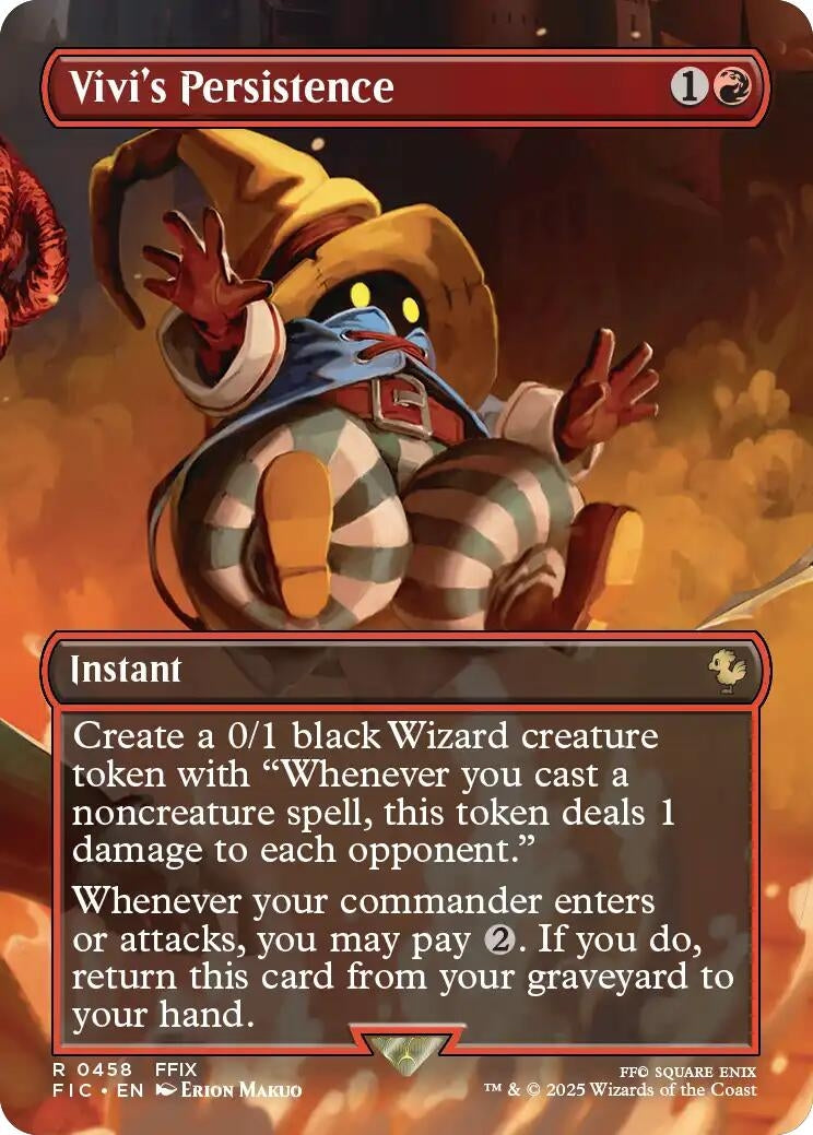 Image for Vivi's Persistence (Borderless) (458) - Magic: The Gathering