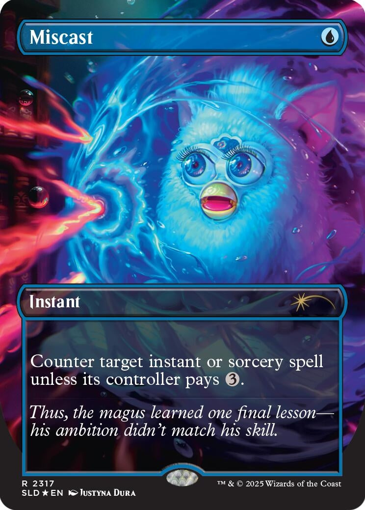 Image for Miscast (Rainbow Foil) (2317) - Magic: The Gathering