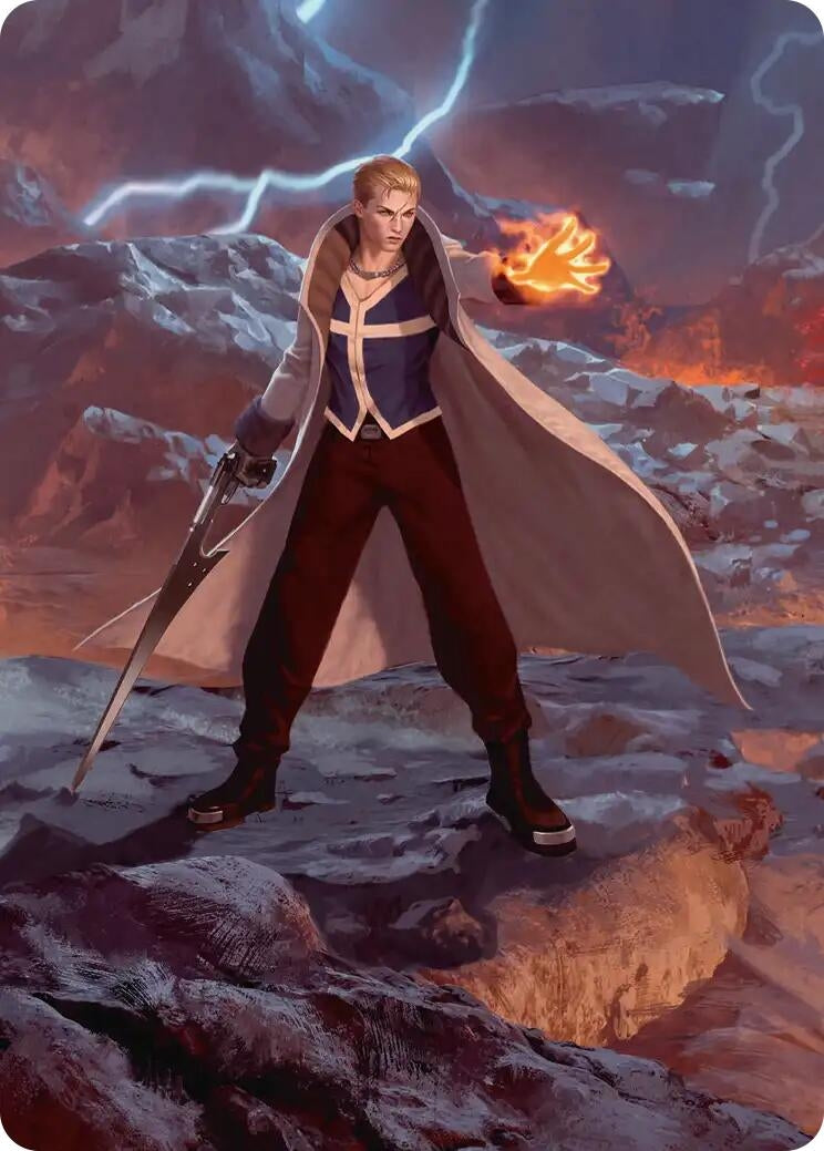 Image for Seifer, Balamb Rival Scene Art Card (10) (Art Series: FINAL FANTASY) - Magic: The Gathering
