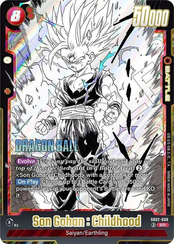 Image for Son Gohan : Childhood - SB02-008 (SB02-008) (Manga Booster 02) - Dragon Ball Super: Fusion World