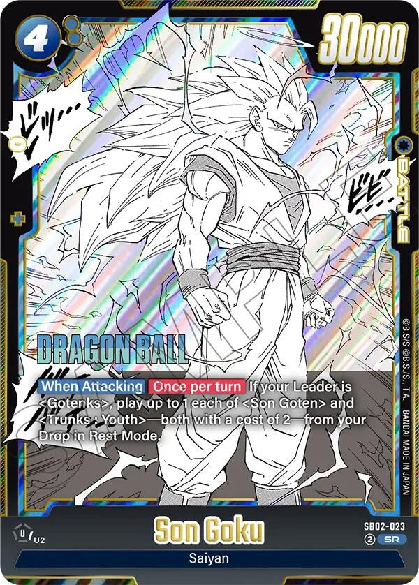 Image for Son Goku - SB02-023 (SB02-023) (Manga Booster 02) - Dragon Ball Super: Fusion World