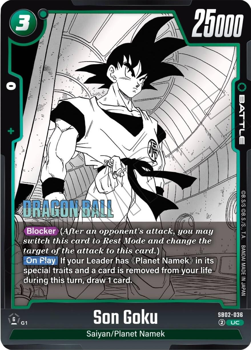Image for Son Goku - SB02-036 (SB02-036) (Manga Booster 02) - Dragon Ball Super: Fusion World