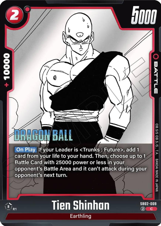 Image for Tien Shinhan (SB02-009) (Manga Booster 02) - Dragon Ball Super: Fusion World