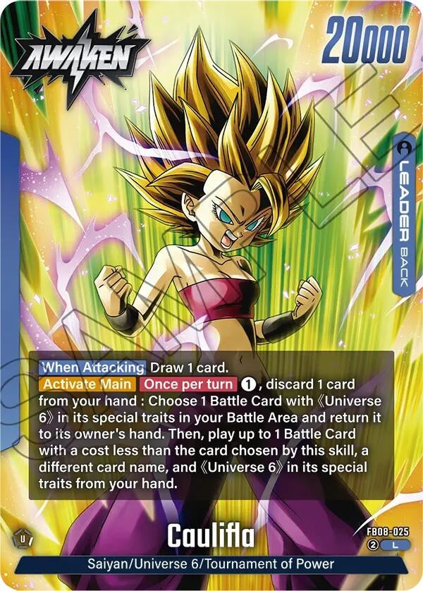 Image for Caulifla - FB08-025 (FB08-025) (Saiyan's Pride) - Dragon Ball Super: Fusion World